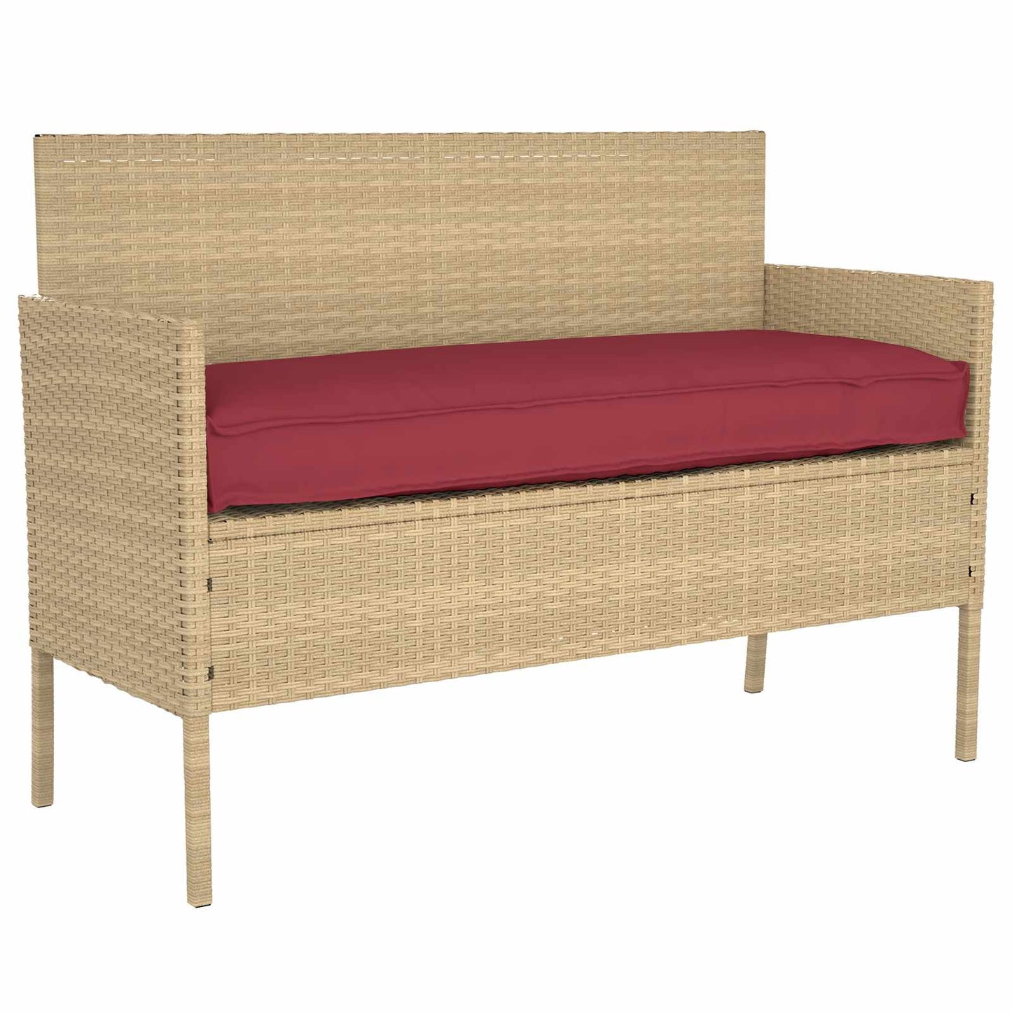 VidaXL ensemble de coussins de palette 2 pcs bleu royal 100 x 40 x 8 cm