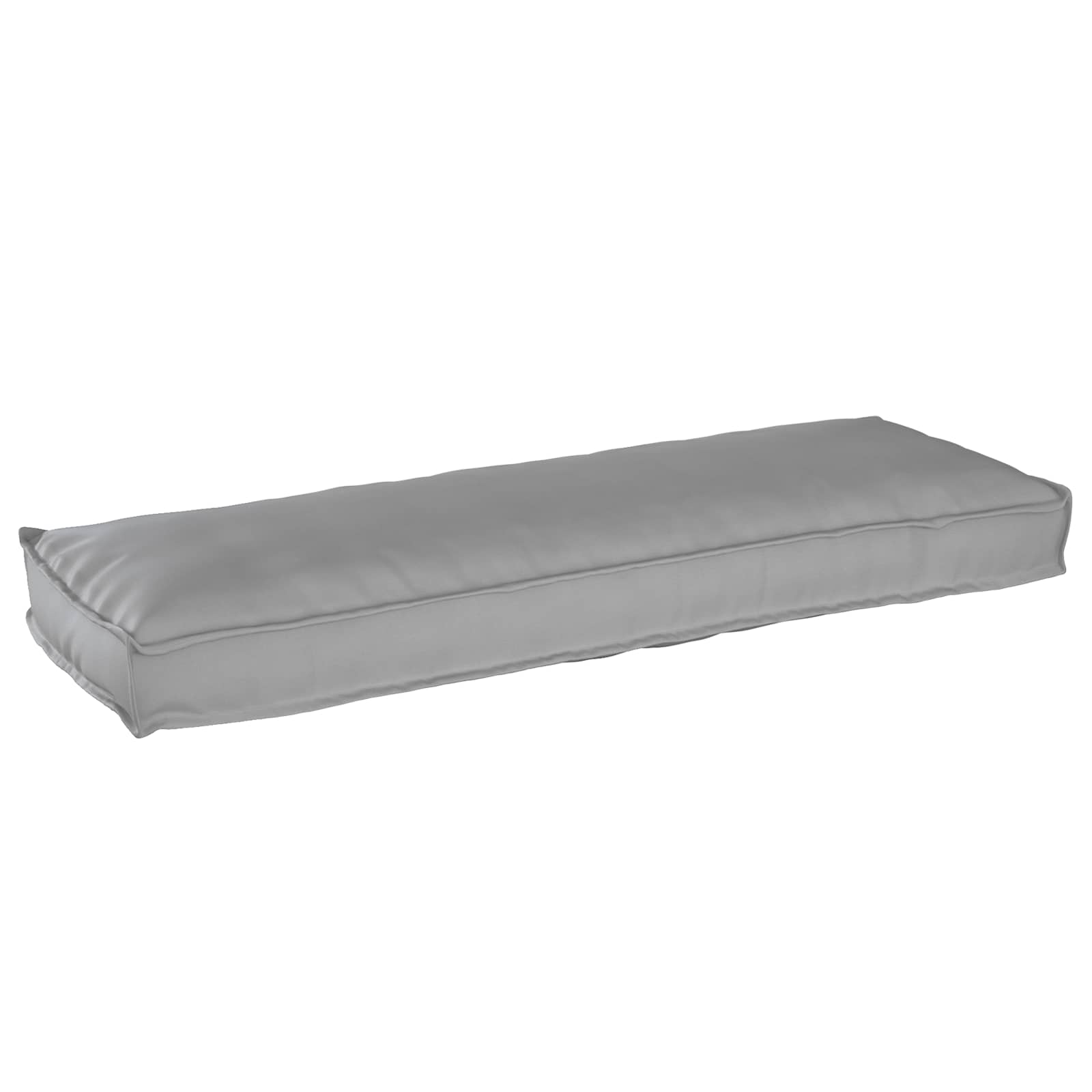 VidaXL ensemble de coussins de palette 2 pcs gris 120 x 40 x 8 cm tissu oxford