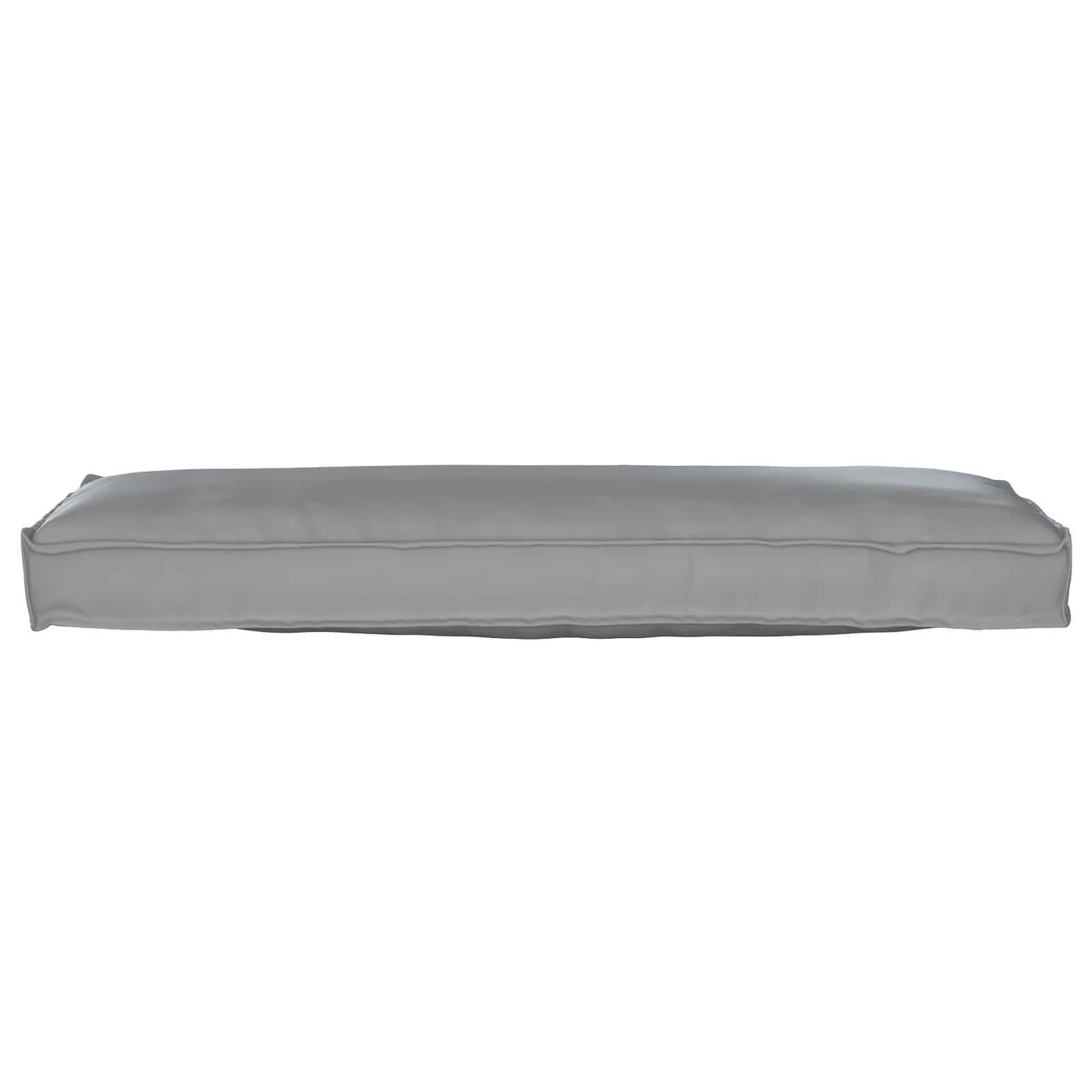 VidaXL ensemble de coussins de palette 2 pcs gris 120 x 40 x 8 cm tissu oxford