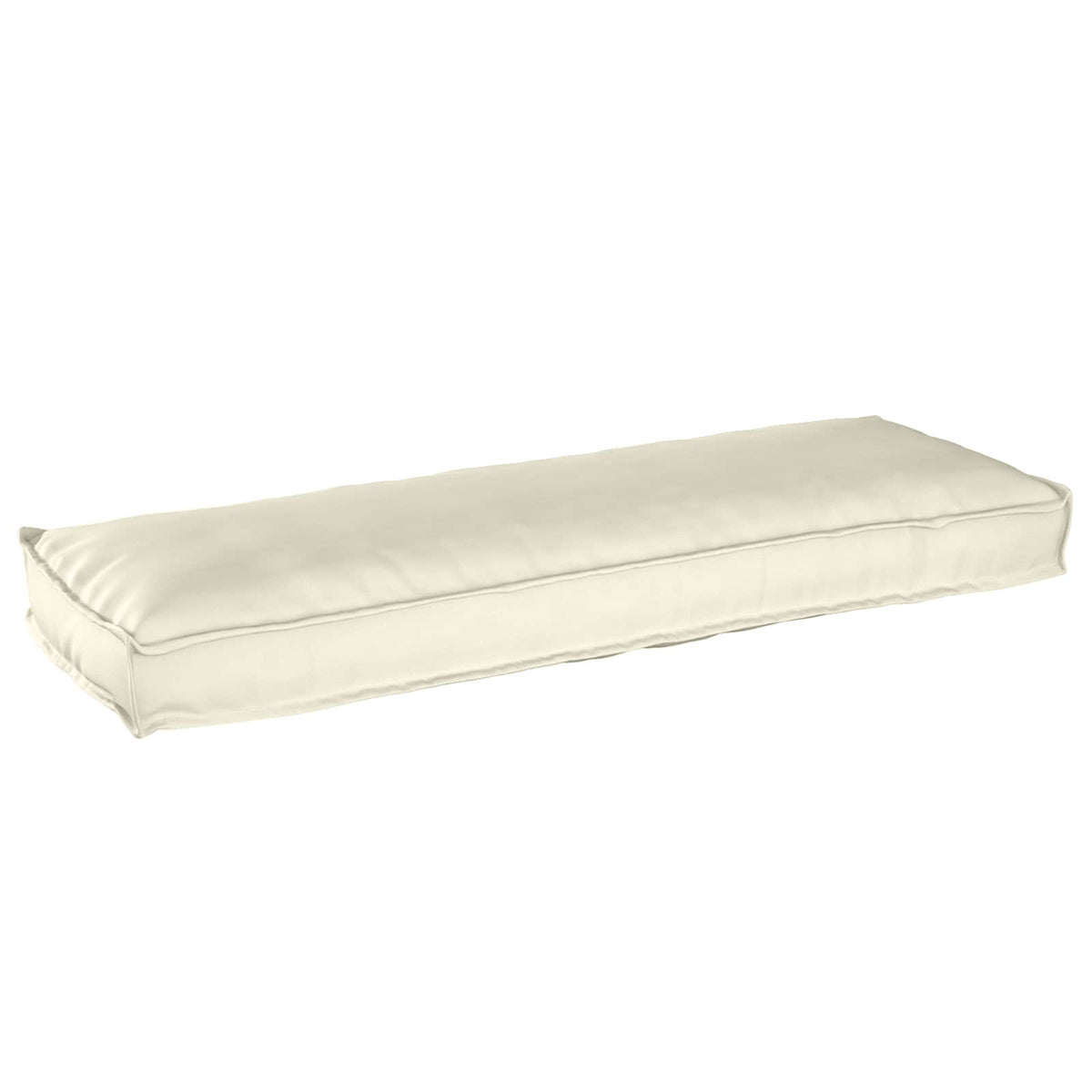 VidaXL ensemble de coussins de palette 2 pcs crème 120 x 40 x 8 cm tissu oxford