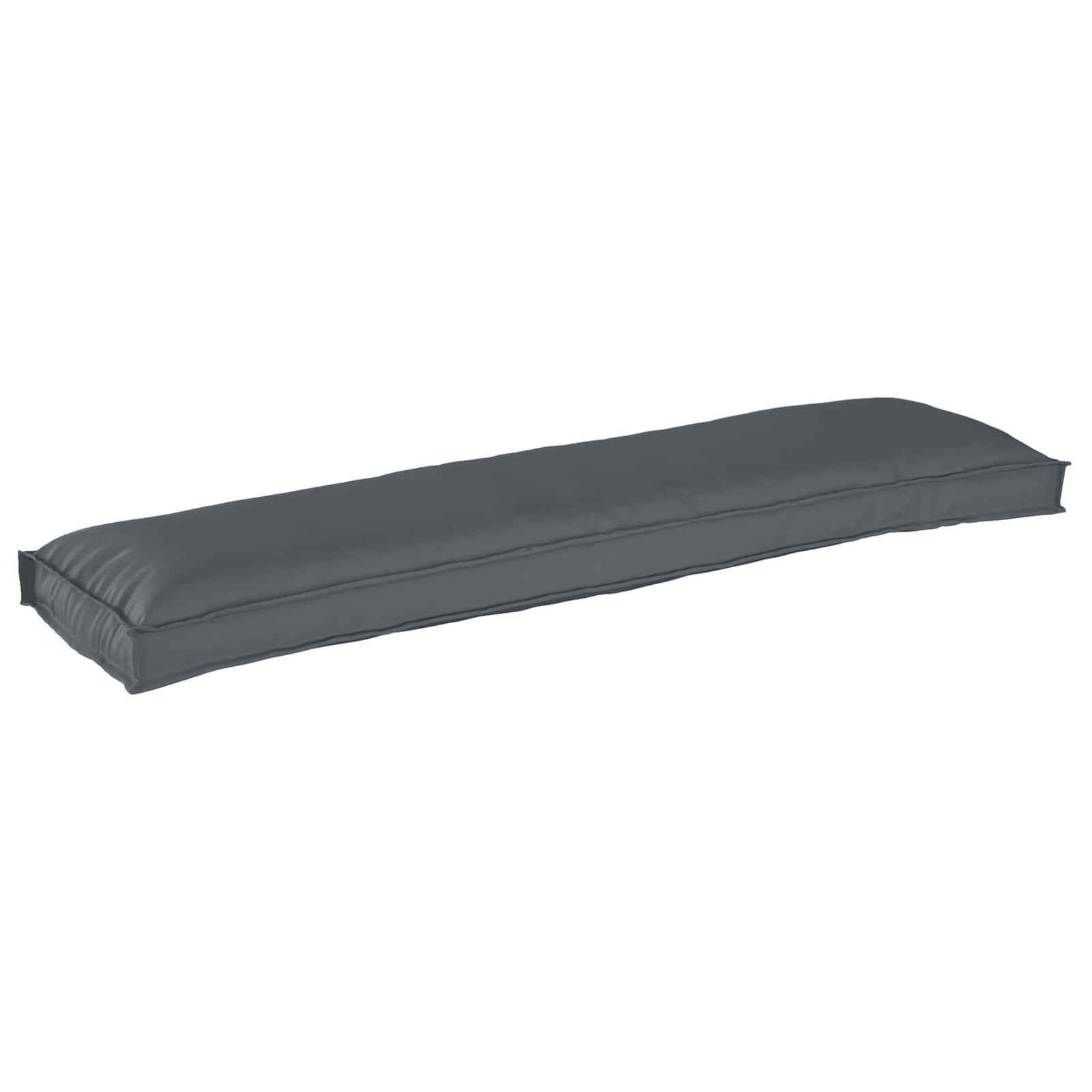 VidaXL ensemble de coussins de palette 2 pcs anthracite 150 x 40 x 8 cm tissu oxford