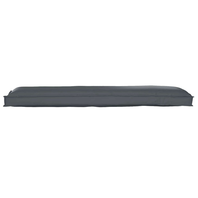 VidaXL ensemble de coussins de palette 2 pcs anthracite 150 x 40 x 8 cm tissu oxford