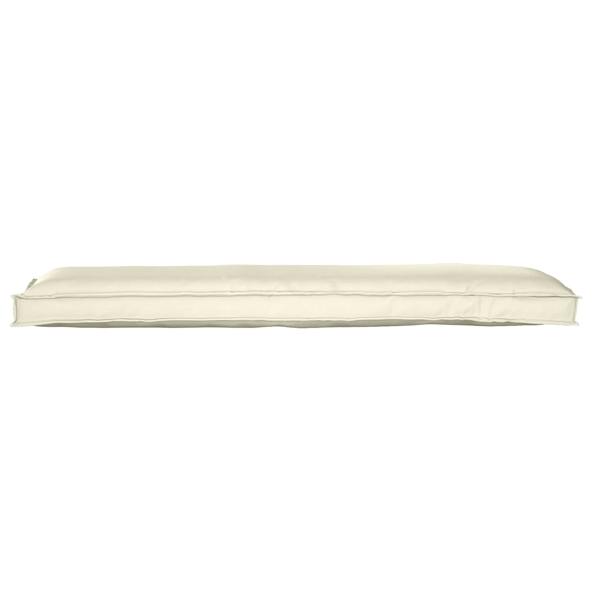 VidaXL ensemble de coussins de palette 2 pcs crème 150 x 40 x 8 cm tissu oxford