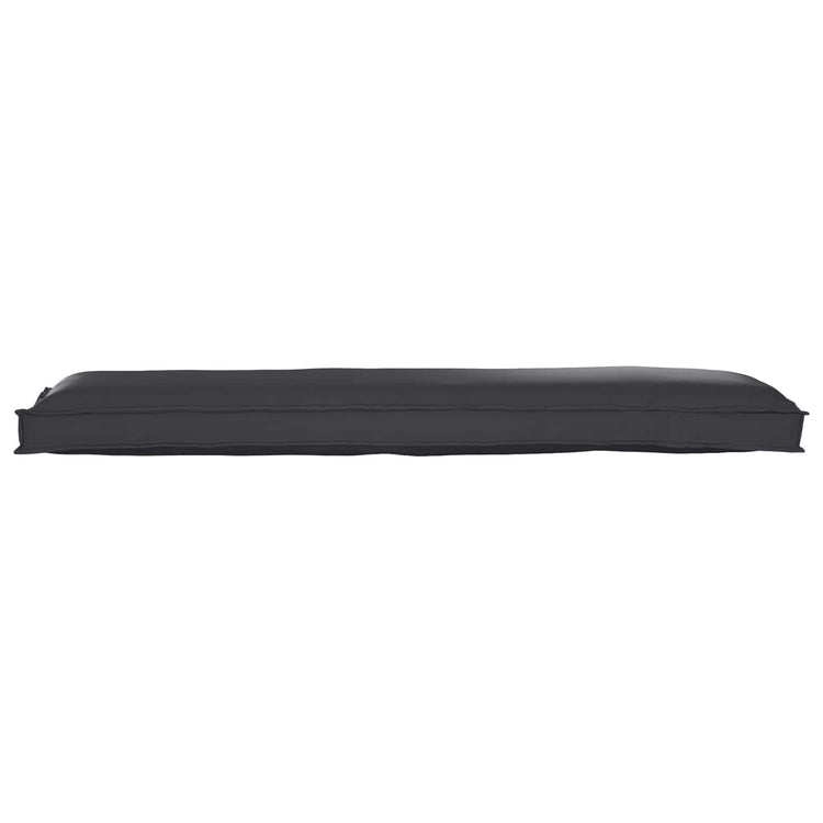 VidaXL ensemble de coussins de palette 2 pcs noir 150 x 40 x 8 cm tissu oxford