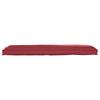 VidaXL ensemble de coussins de palette 2 pcs rouge vin 150 x 40 x 8 cm tissu oxford