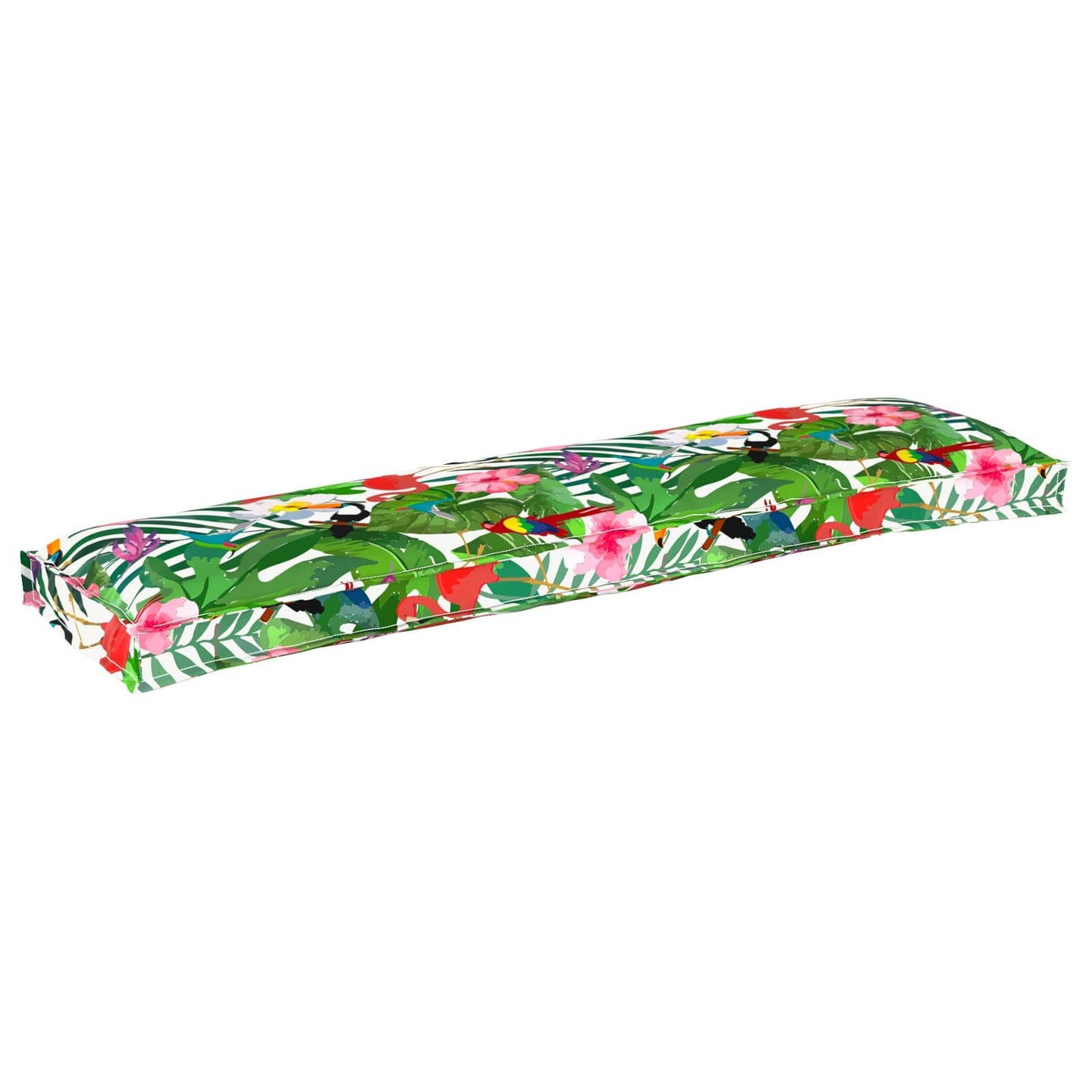 VidaXL ensemble de coussins de palette 2 pcs jungle tropicale 150 x 40 x 8 cm
