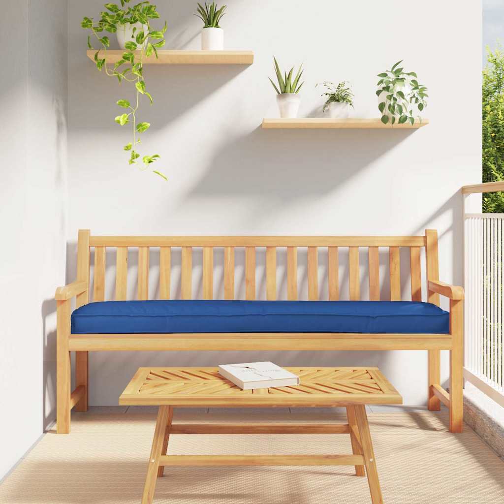 VidaXL ensemble de coussins de palette 2 pcs bleu royal 200 x 40 x 8 cm