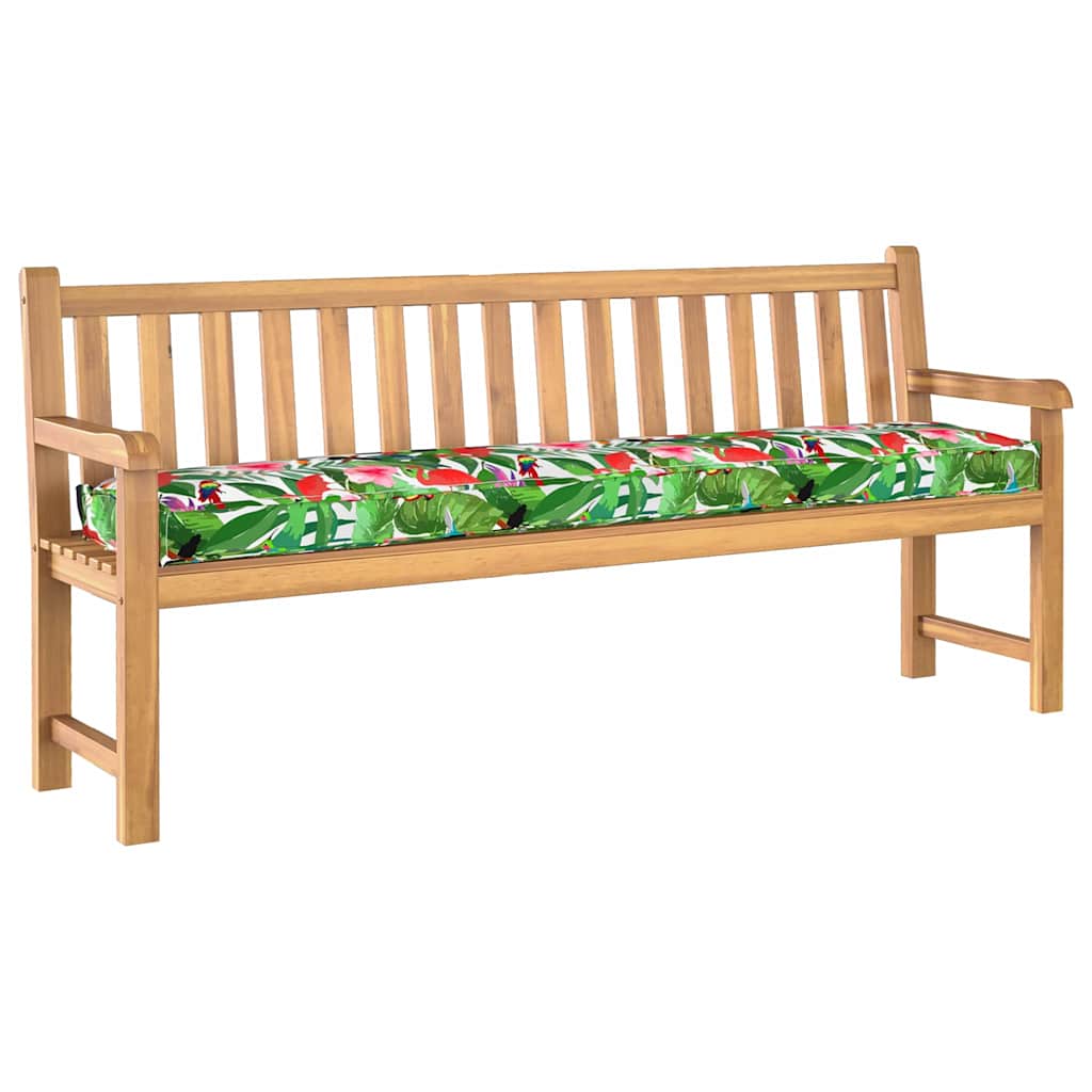 VidaXL ensemble de coussins de palette 2 pcs jungle tropicale 200 x 40 x 8 cm