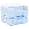 Vidaxl toilettes de camping bleu clair et blanc 41,5 x 36,5 x 30 cm polyéthylène