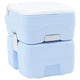 Vidaxl toilettes de camping bleu clair et blanc 41,5 x 36,5 x 42 cm polyéthylène