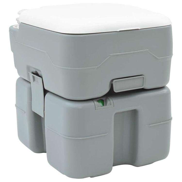 VidaXL toilettes de camping gris 41,5 x 36,5 x 42 cm