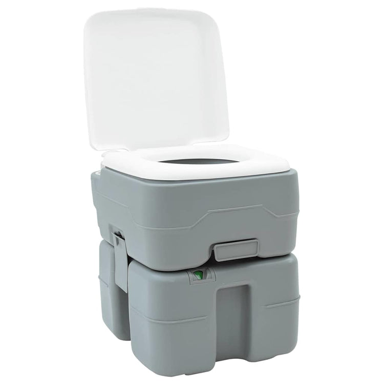VidaXL toilettes de camping gris 41,5 x 36,5 x 42 cm