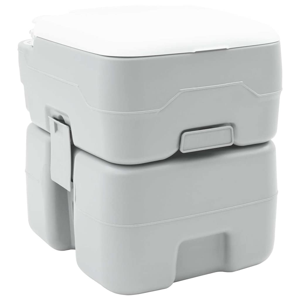 VidaXL toilettes de camping gris 41,5 x 36,5 x 42 cm