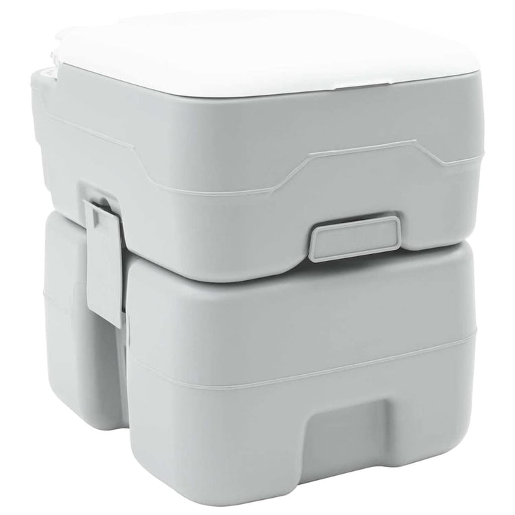 VidaXL toilettes de camping gris 41,5 x 36,5 x 42 cm
