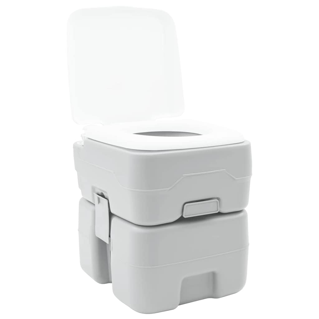 VidaXL toilettes de camping gris 41,5 x 36,5 x 42 cm