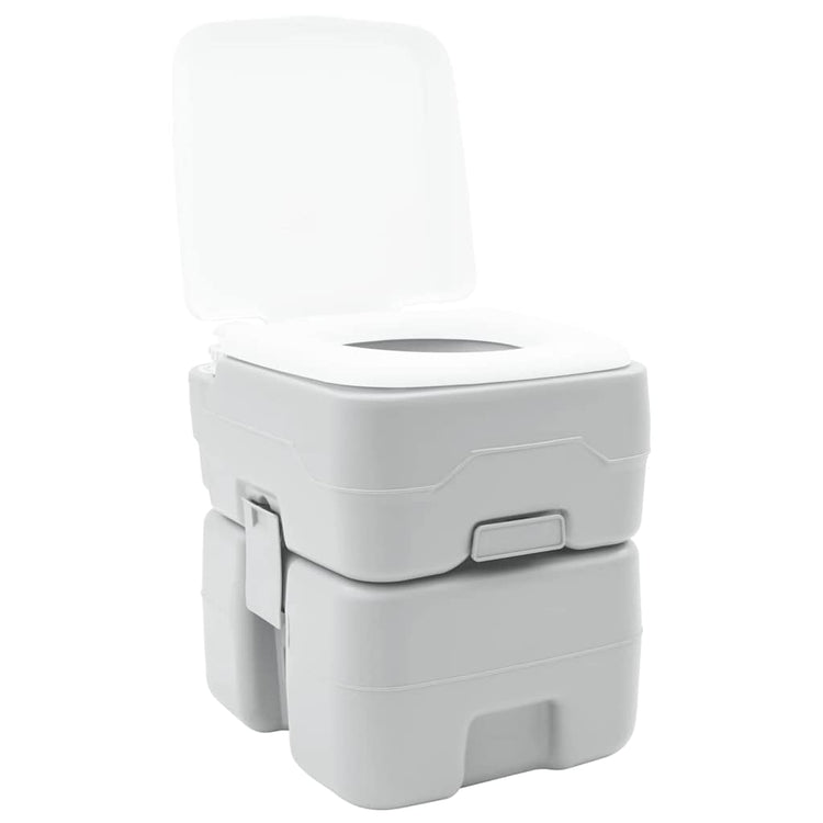 VidaXL toilettes de camping gris 41,5 x 36,5 x 42 cm
