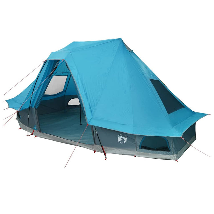 Vidaxx tipi familial tente tipi avec toit bleu 466 x 310 x 240 cm