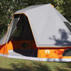 Vidaxx tente tipi familiale tipi gris et orange 466 x 310 x 240 cm