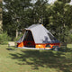 Vidaxx tente tipi familiale tipi gris et orange 466 x 310 x 240 cm