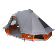 Vidaxx tente tipi familiale tipi gris et orange 466 x 310 x 240 cm - afbeelding 2