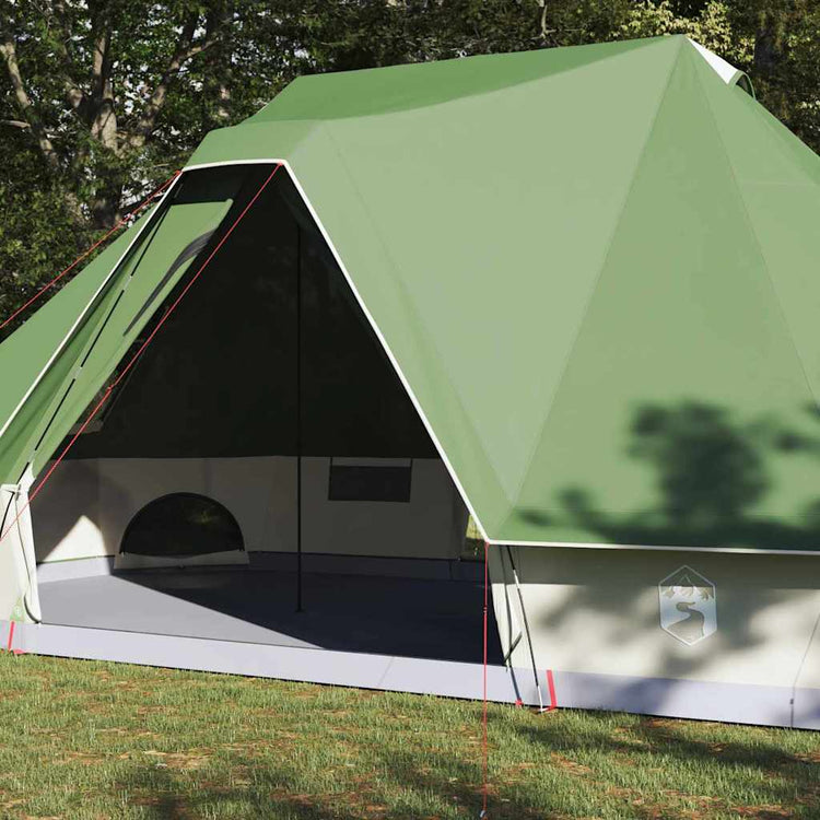 Vidaxx tipi familial tente tipi avec toit vert 680 x 430 x 270 cm