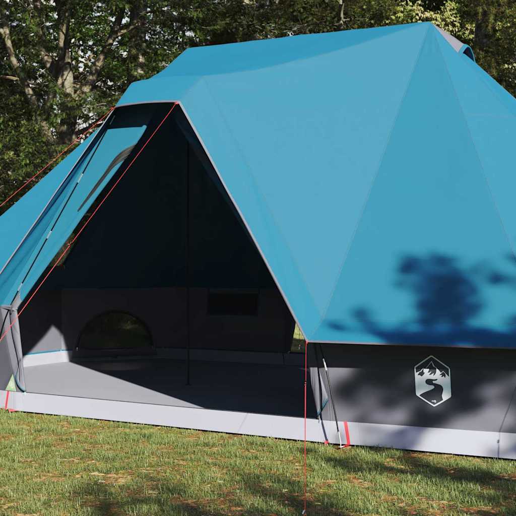 Vidaxx tente tipi familiale tipi avec toit bleu 680 x 430 x 270 cm