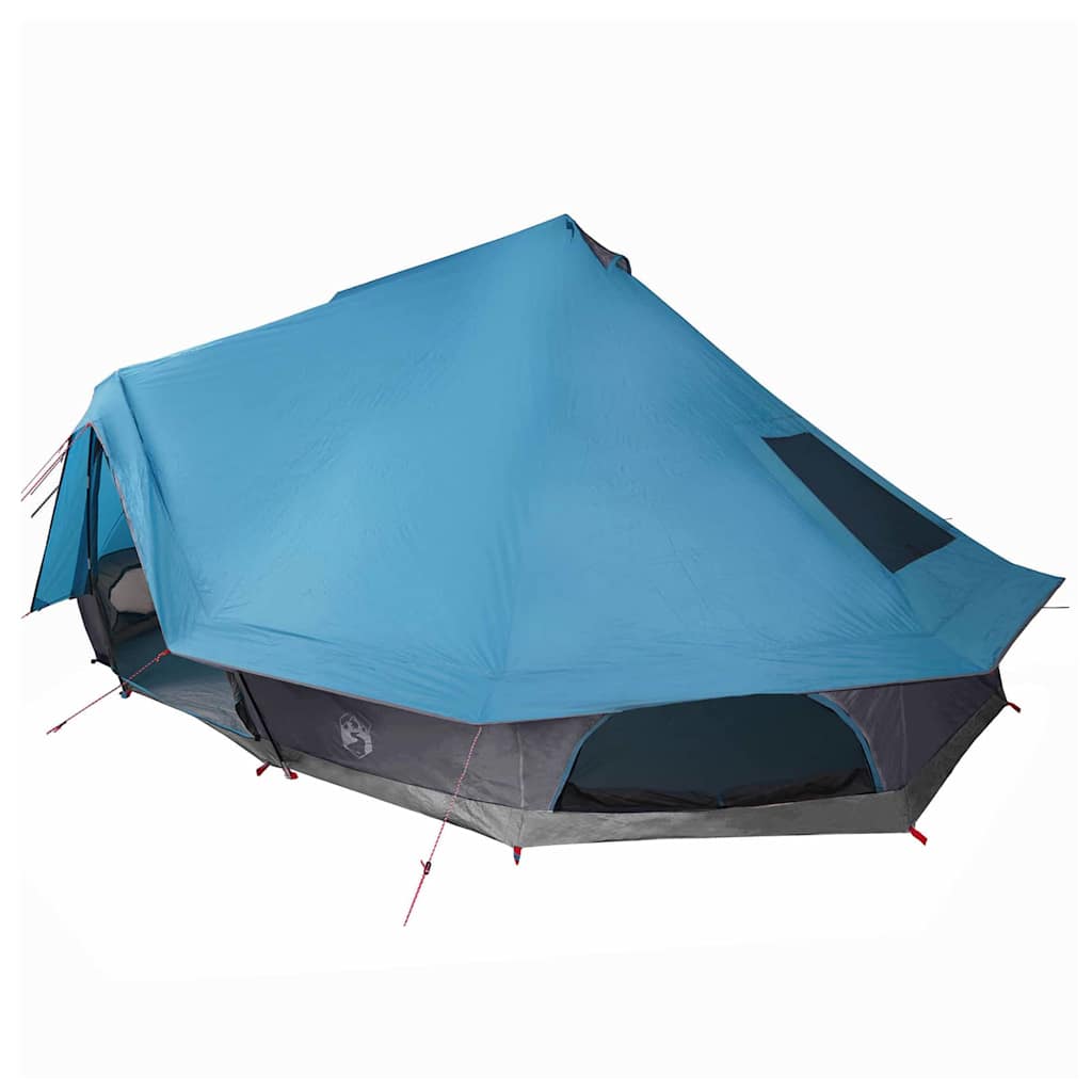 Vidaxx tente tipi familiale tipi avec toit bleu 680 x 430 x 270 cm