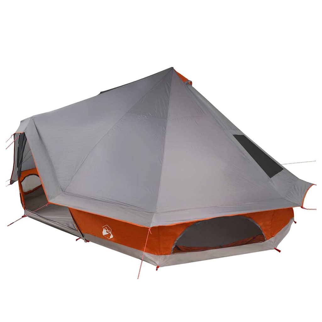 Vidaxx tente tipi familiale tipi gris et orange 680 x 430 x 270 cm