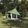 Vidaxx tipi familial tente tipi avec toit vert 404 x 370 x 270 cm