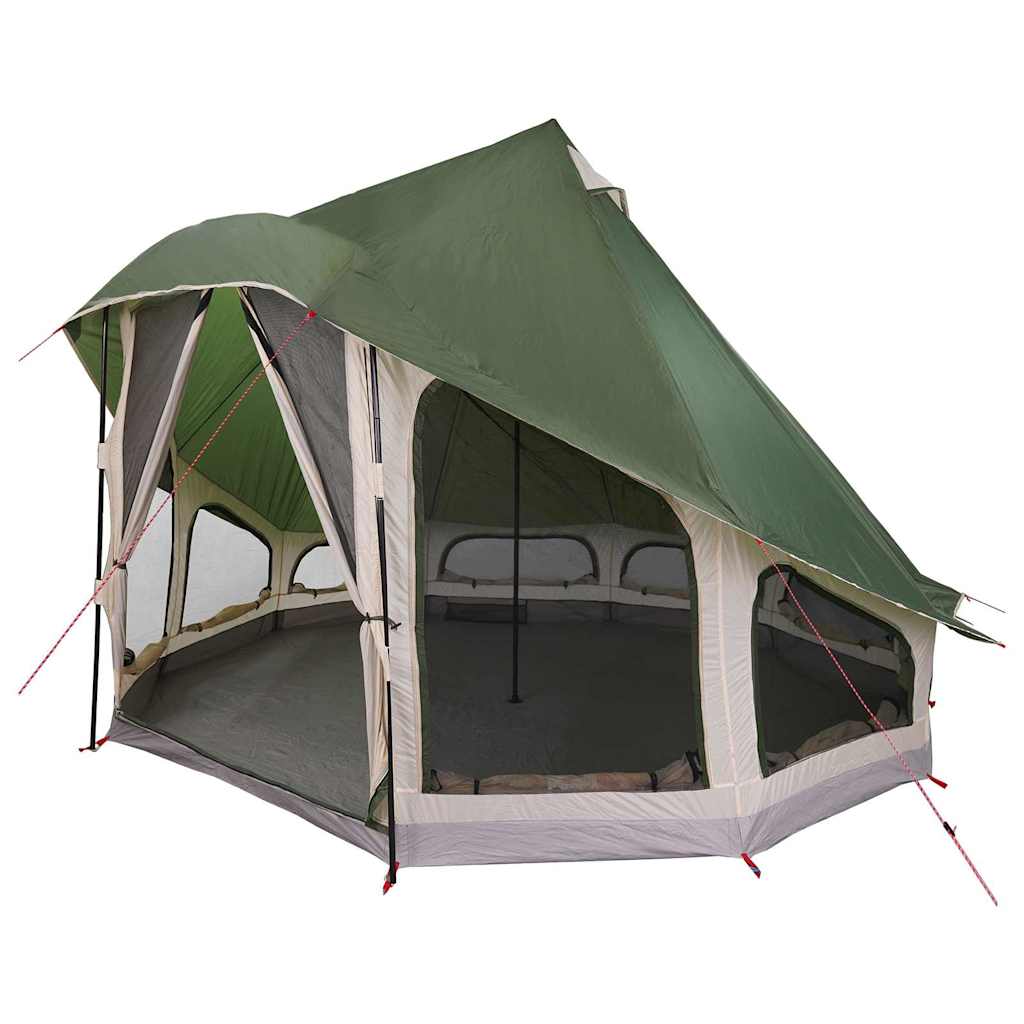 Vidaxx tipi familial tente tipi avec toit vert 404 x 370 x 270 cm