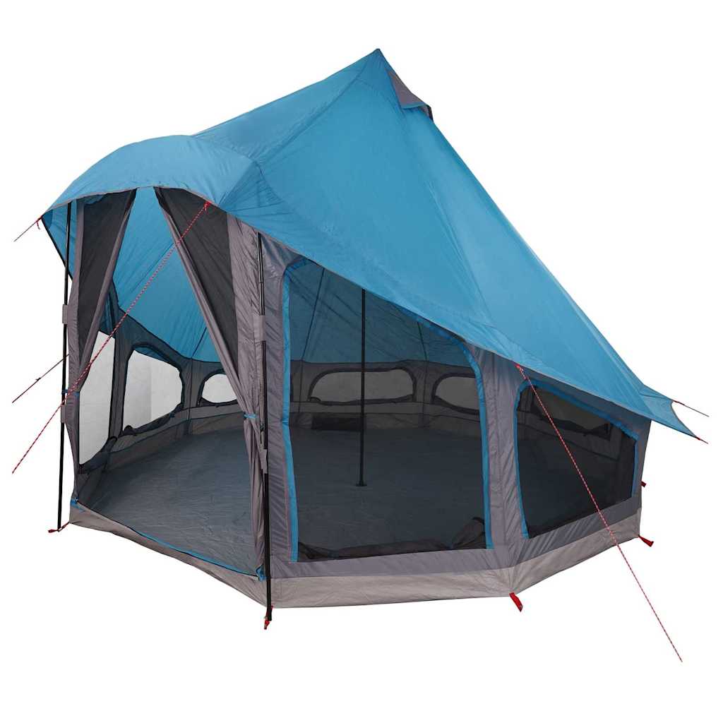 Vidaxx tipi familial tente tipi avec toit bleu 404 x 370 x 270 cm