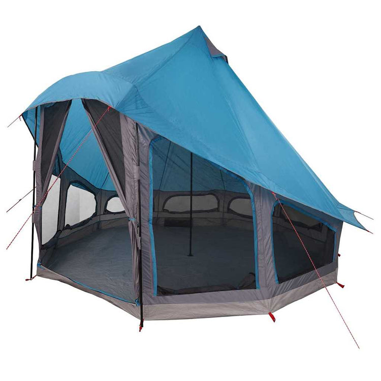Vidaxx tipi familial tente tipi avec toit bleu 404 x 370 x 270 cm