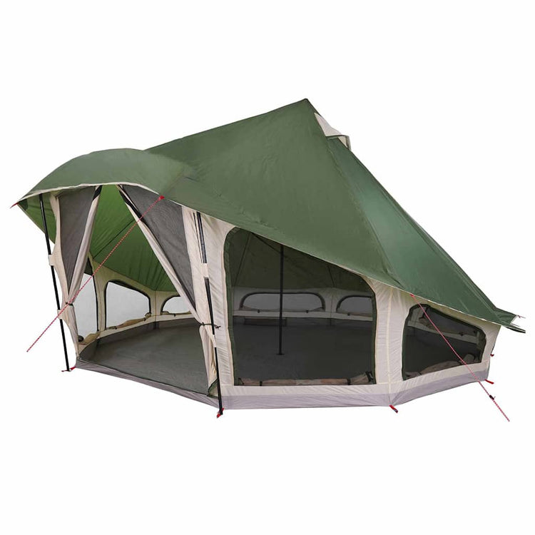 Vidaxx tipi familial tente tipi avec toit vert 508 x 470 x 300 cm
