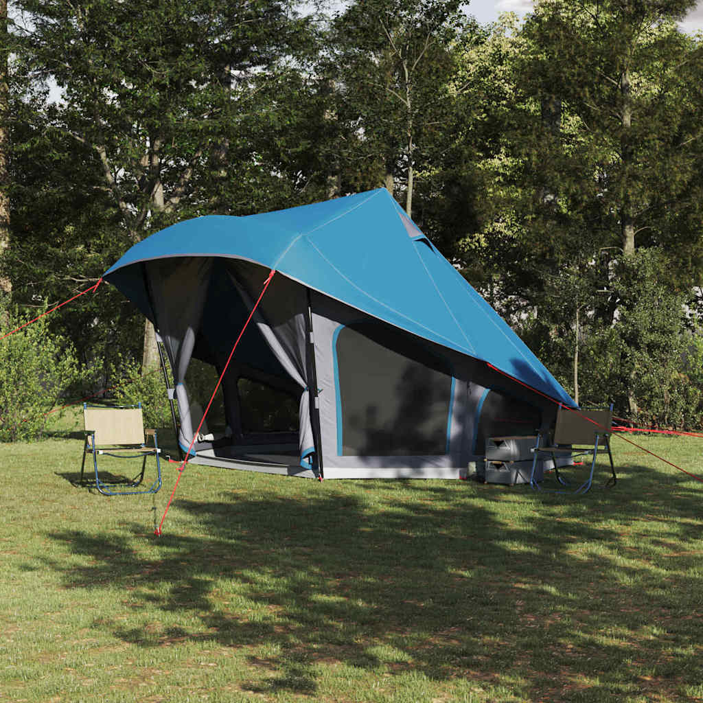 Vidaxx tente tipi familiale tipi bleu et gris 508 x 470 x 300 cm