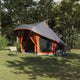 Vidaxx tente tipi familiale tipi gris et orange 508 x 470 x 300 cm