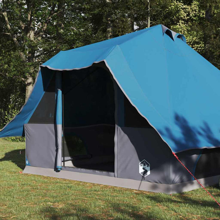Vidaxx tente tipi avec toit avec rangement bleu 358 x 296 x 258 cm taffetas