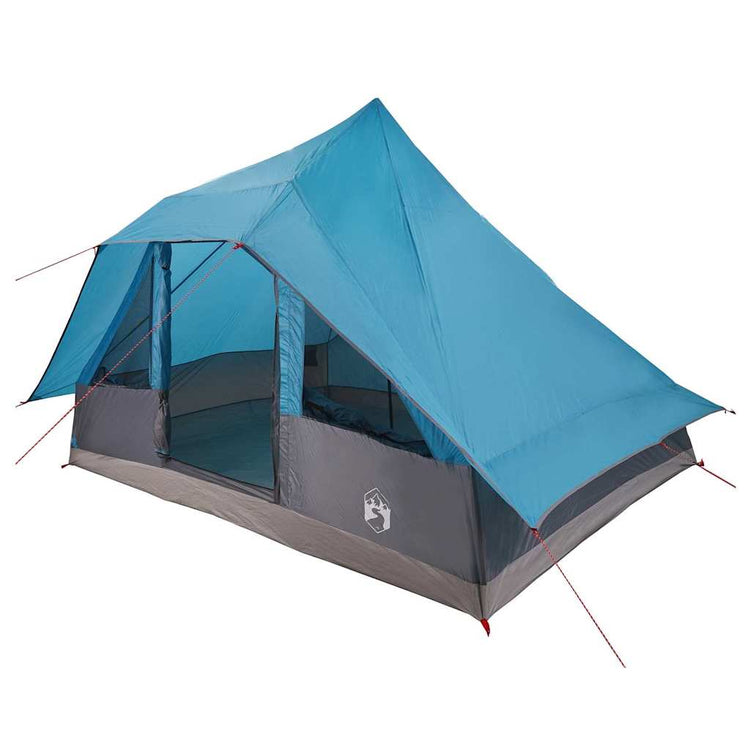 Vidaxx tente tipi avec toit avec rangement bleu 364 x 281 x 257 cm taffetas