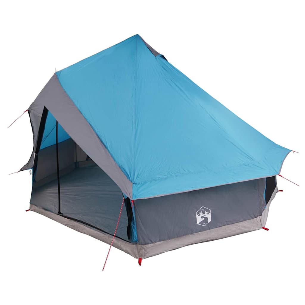 Vidaxx tente tipi familiale tipi bleu et gris 400 x 346 x 250 cm