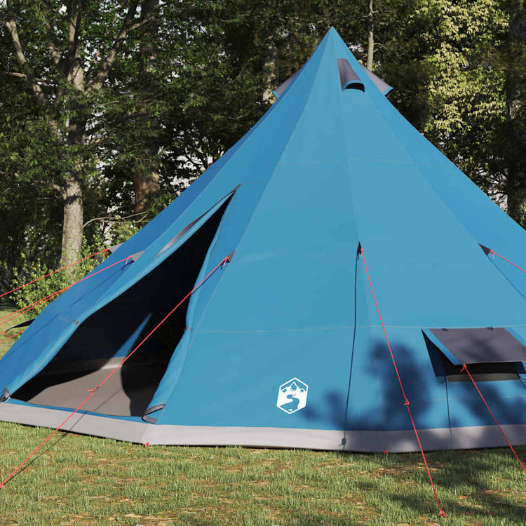 Vidaxx tente tipi familiale tipi bleu et gris 560 x 560 x 300 cm