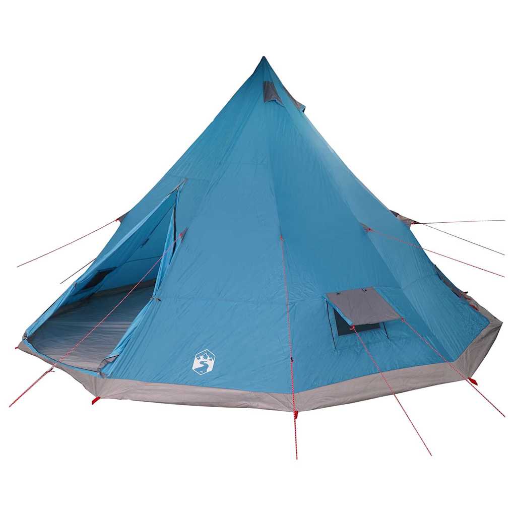 Vidaxx tente tipi familiale tipi bleu et gris 560 x 560 x 300 cm