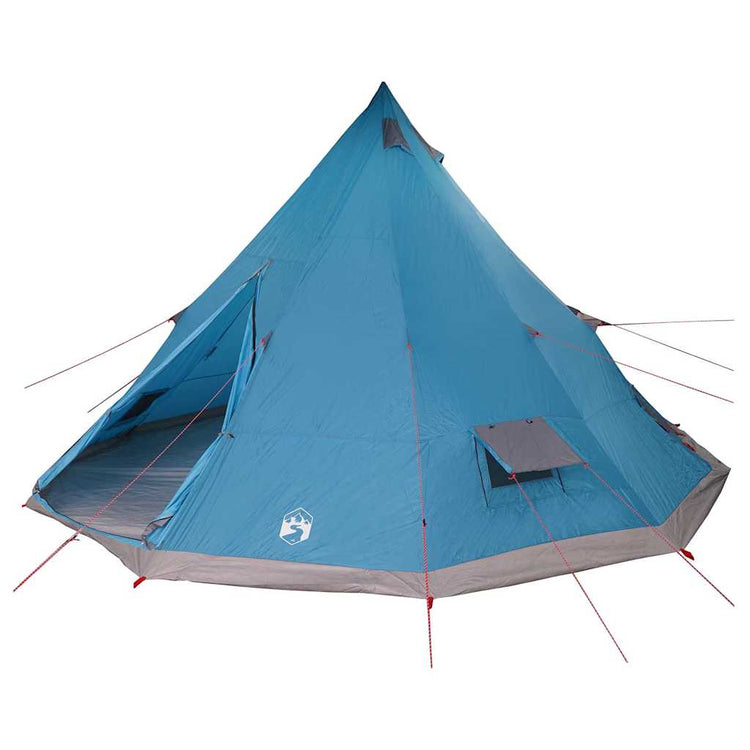 Vidaxx tente tipi familiale tipi bleu et gris 560 x 560 x 300 cm