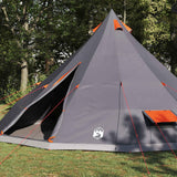 Vidaxx tente tipi familiale tipi gris et orange 560 x 560 x 300 cm - afbeelding 3