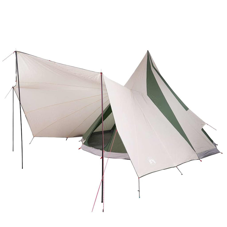 Vidaxx tente tipi familiale tipi vert et beige 510 x 690 x 330 cm