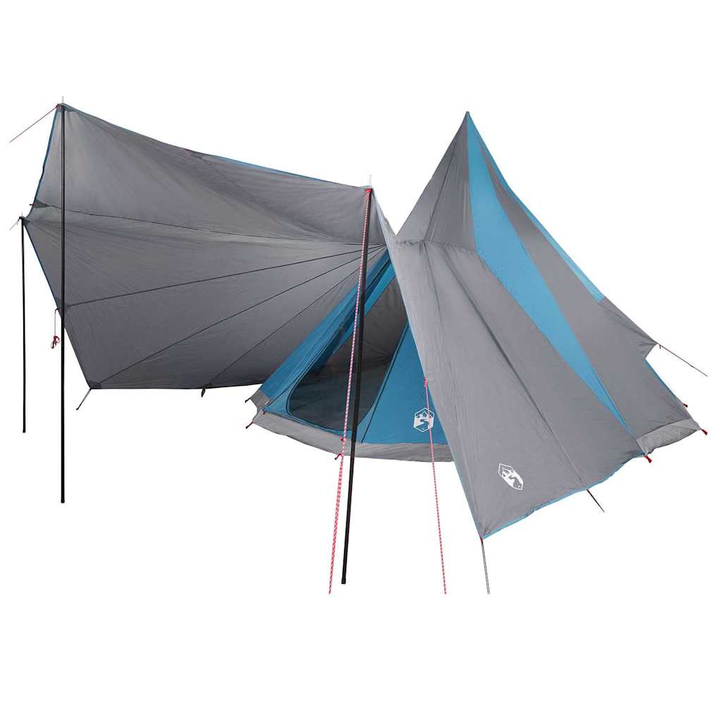 Vidaxx tente tipi familiale tipi bleu et gris 510 x 690 x 330 cm