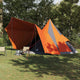 Vidaxx tente tipi familiale tipi gris et orange 510 x 690 x 330 cm