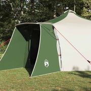 Tente tipi Vidaxx avec toit tissu vert et beige 492 x 492 x 275 cm - afbeelding 3