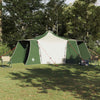 Tente tipi Vidaxx avec toit tissu vert et beige 492 x 492 x 275 cm
