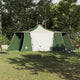 Tente tipi Vidaxx avec toit tissu vert et beige 492 x 492 x 275 cm