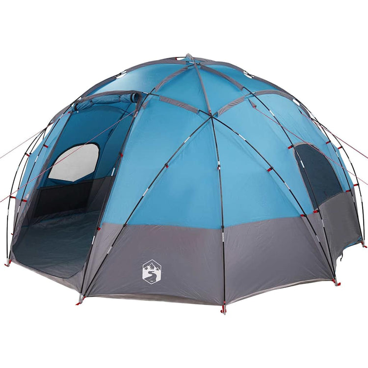 VidaXL tente de camping avec toit bleu 475 x 475 x 235 cm polyester