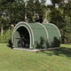 Vidaxx tente vélo avec toit avec rangement vert 256 x 222 x 182 cm